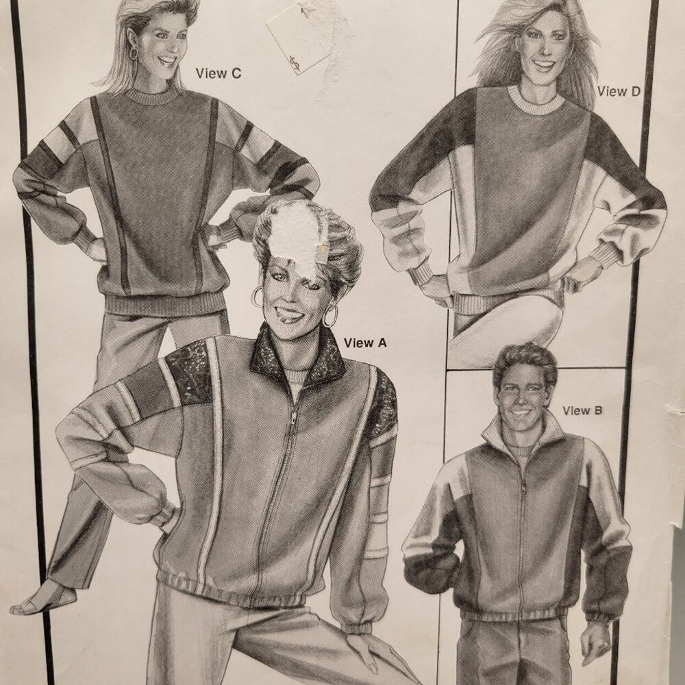 Stretch and Sew Ann Person Collectibles 1014 Sport Jackets Sewing Pattern UNCUT - Picture 2 of 9
